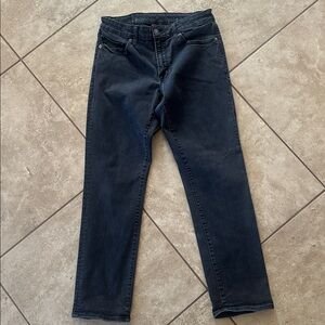 American Eagle Next Level Flex Men's Jean 30 X 30 Washed Black Denim.